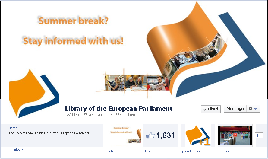 The Library on social media: Facebook