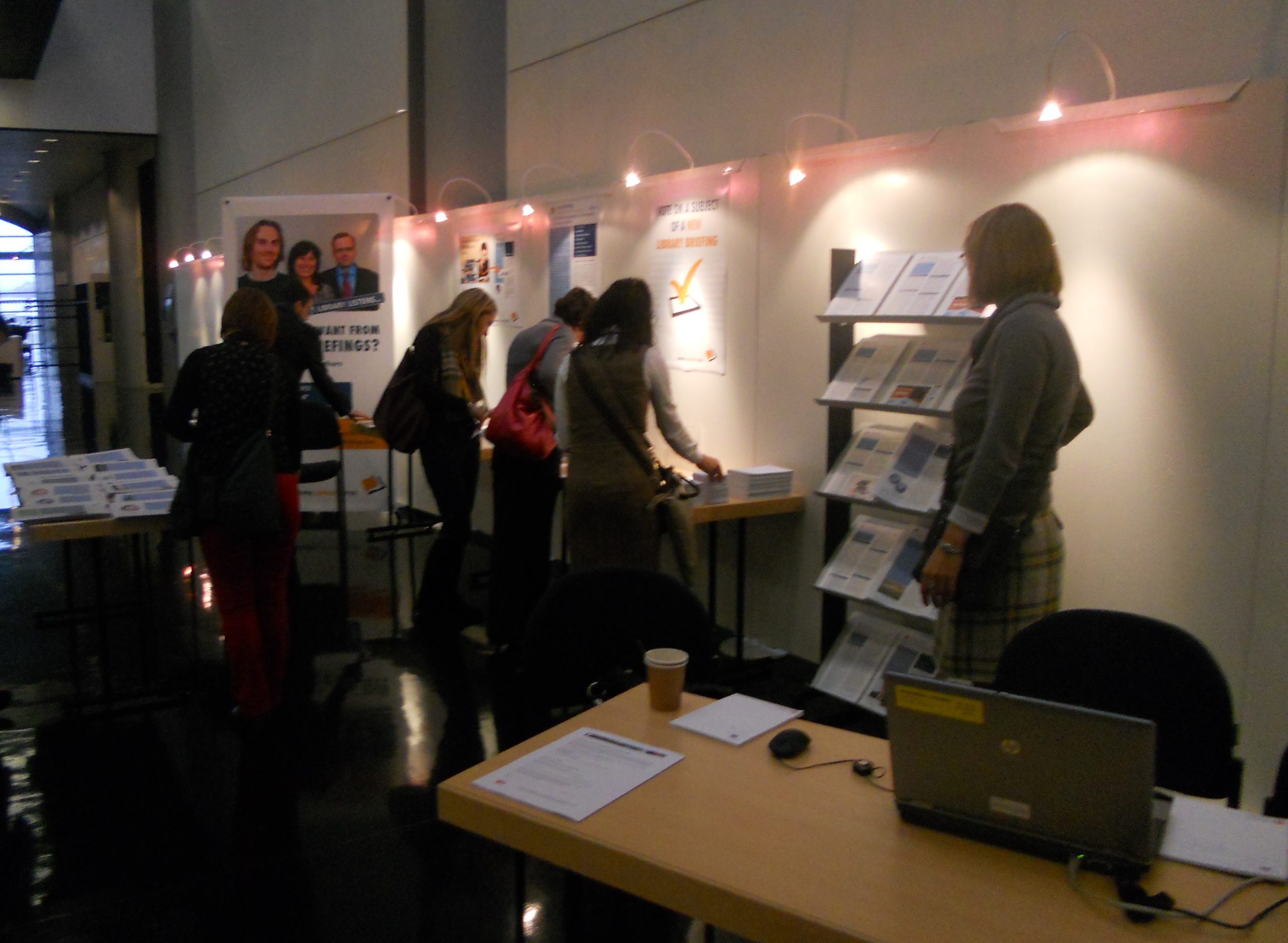 Briefing authors go out to meet Members…