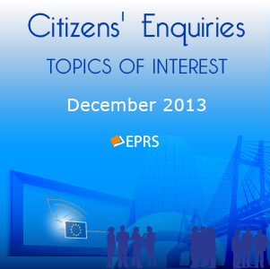 Topics of interest – December 2013