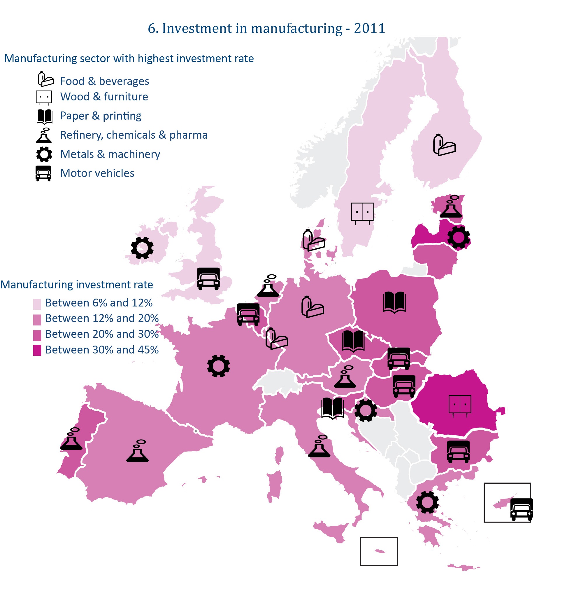 A snapshot of industry in Europe
