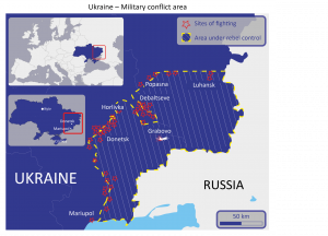 Ukraine – Military conflict area