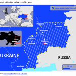 Ukraine: military conflict area
