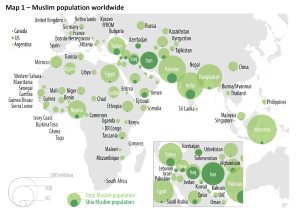 Muslim population worldwide