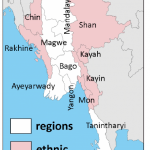 Administrative divisions in Myanmar/Burma