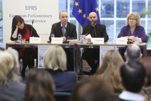 COLLET, Elizabeth - Director of the Migration Policy Institute and Senior Adviser to MPI’s Transatlantic Council on Migration; DUMONT, Jean-Christophe - Head of International Migration at the OECD; BAKOWSKI, Piotr - EPRS; LAMBERT, Jean (Greens/EFA, UK)