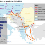 Migration arrivals in the EU in 2015