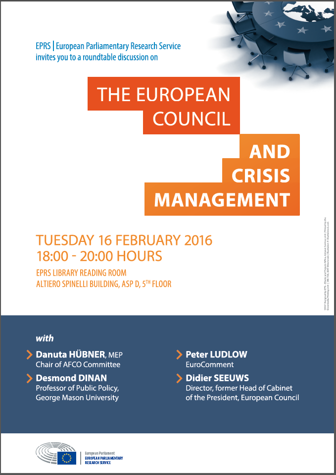 European Council and crisis management