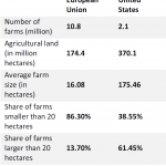 General aspects of the agricultural sector