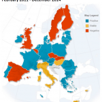 Evolution of organised voluntary activities, February 2011 - December 2014