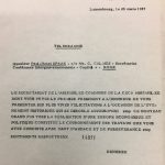 Telegram from secretary general of the Parliamentary assembly Frits de Nérée tot Babberich to Paul-Henri Spaak