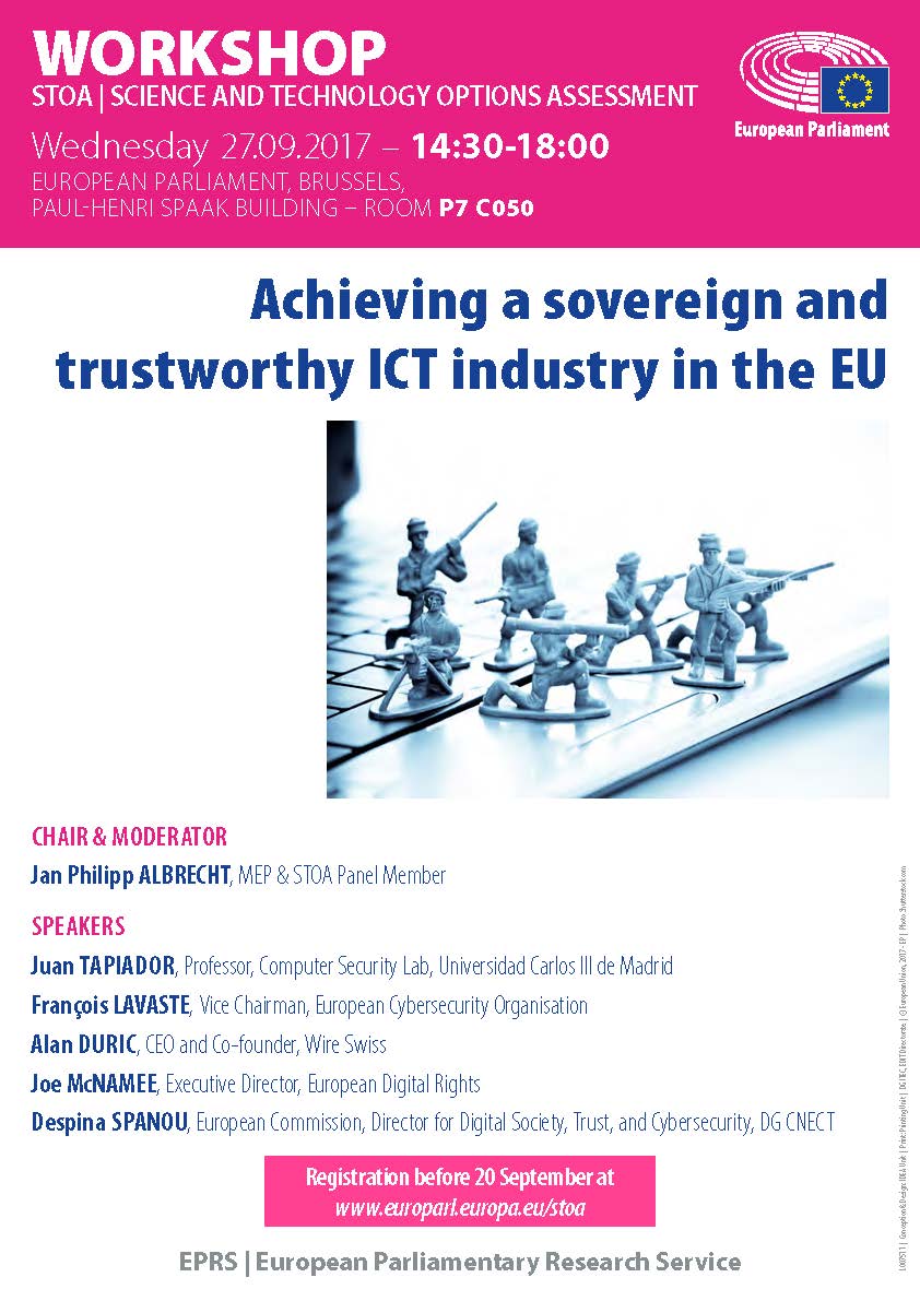 Achieving a sovereign and trustworthy ICT industry in the EU