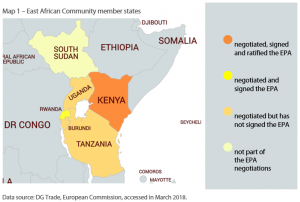 Map 1 – East African Community member states