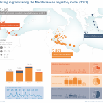 Missing migrants along the Mediterranean migratory routes