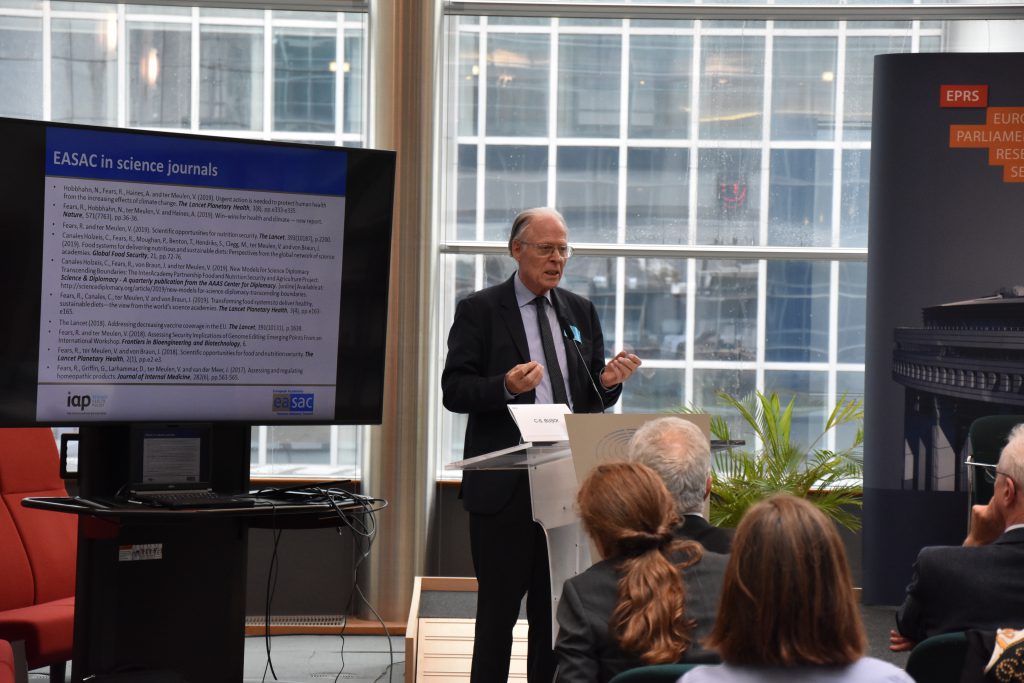 Professor Volker ter Meulen, President of the InterAcademyPartnership (IAP)