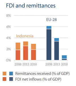 FDI and remittances