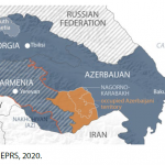 Map – Armenia, Azerbaijan, Nagorno-Karabakh