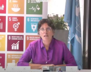 Barbara Pesce-Monteiro, director of the UN/UN Development Programme office in Brussels
