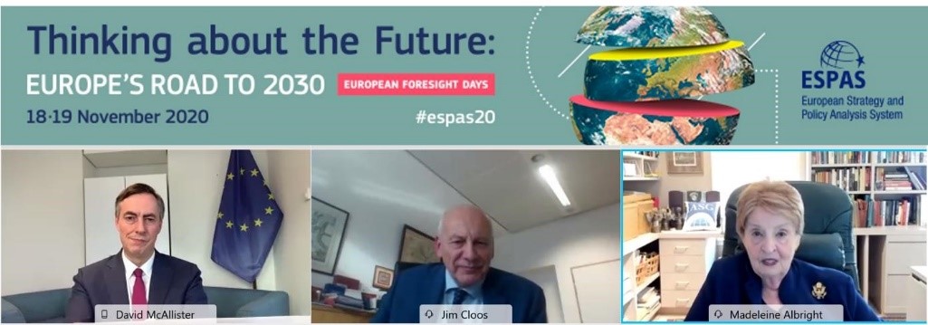 2020 ESPAS Conference – Thinking about the Future: Europe’s Road to 2030